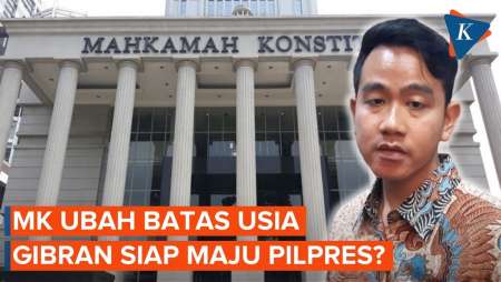 MK Ubah Syarat Capres-Cawapres, Gibran Bisa Maju Pilpres 2024