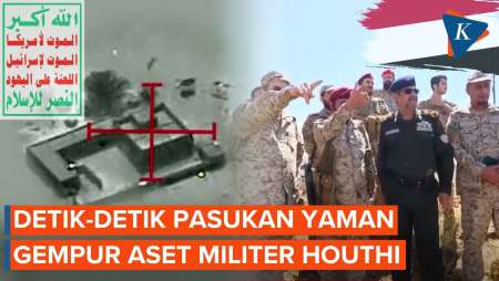 Detik-detik Pasukan Yaman Gempur Aset Militer Houthi, Saudi Minta Bantuan Israel