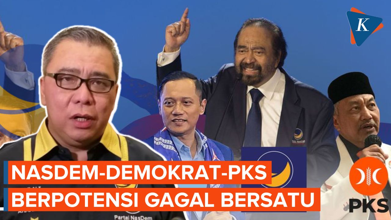 Nasdem Sebut Koalisinya Dengan Demokrat-PKS Berpotensi Gagal