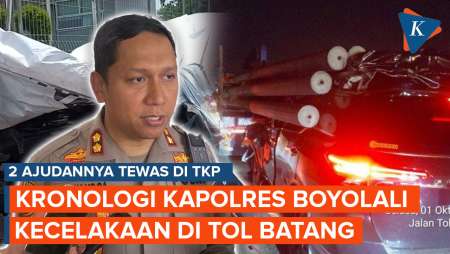 Kronologi Kapolres Boyolali Kecelakaan di Tol Batang: Mobil Hantam Tronton, 2 Ajudannya Tewas