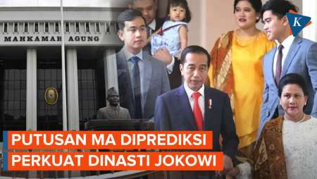 Putusan MA Diprediksi Perkuat Dinasti Jokowi