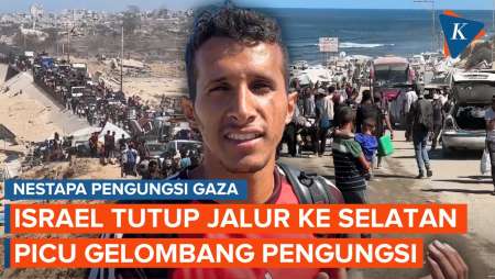 Warga Gaza Berduyun-duyun Mengungsi Usai Israel Umumkan Penutupan Jalan