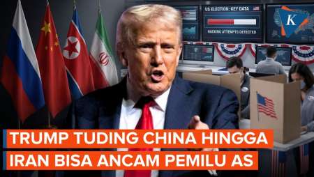 Trump Tuding Rusia, China, Korut, Dan Iran Berpotensi Ganggu Pemilu AS
