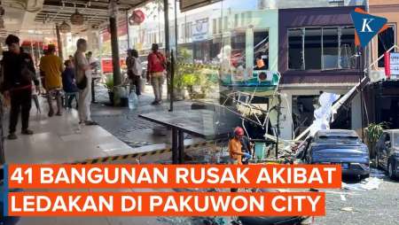 Ledakan Pakuwon City San Antonio Surabaya Rusak 41 Bangunan