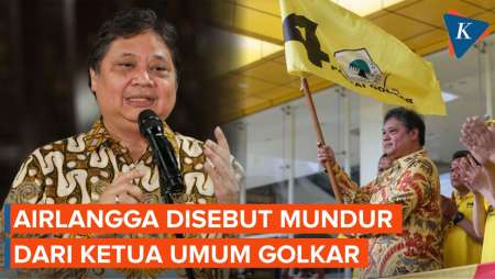 Airlangga Disebut Mundur dari Ketum Golkar, Digantikan Agus Gumiwang