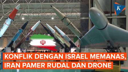 Iran Pamer Rudal Balistik dan Pesawat Nirawak di Tengah Ketegangan dengan Israel