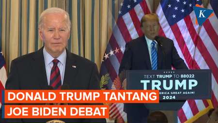 Trump Tantang Biden untuk Debat, Kapan Saja dan di Mana Saja