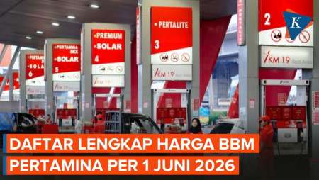 Update Harga BBM Pertamina Terbaru Per 1 Juni 2026 Seluruh Indonesia