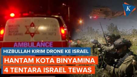 Drone Hizbullah Serang Kota Binyamina, 4 Tentara Israel Tewas