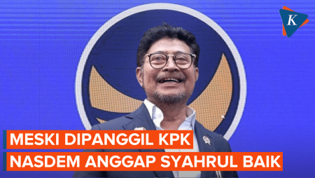 Nasdem Anggap Syahrul Yasin Limpo Orang Baik meski Dipanggil KPK