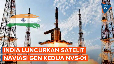 Detik-detik India Sukses Luncurkan Satelit Navigasi Generasi Terbarunya