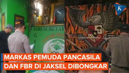 Polisi Bongkar Markas FBR dan Pemuda Pancasila 
