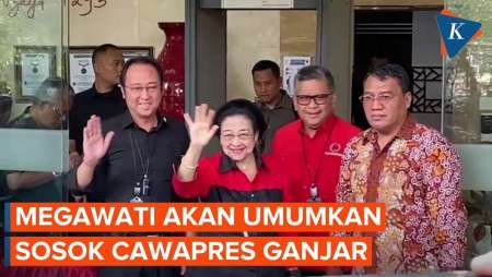 Megawati Tiba di Kantor DPP PDI-P, Akan Umumkan Cawapres Ganjar