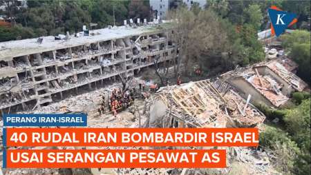 Ledakan Keras Terdengar di Israel Saat Diserang Rudal Iran