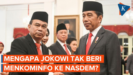 Senyum Jokowi Saat Ditanya Kenapa Jabatan Menkominfo Tak Diberikan ke Nasdem