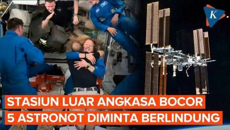 Stasiun Luar Angkasa Bocor, NASA Minta 5 Astronot Berlindung Di Kapsul Dragon