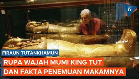 Penampakan Wajah Mumi Tutankhamun, Firaun Mesir Kuno yang Dimumikan dengan Penis Ereksi