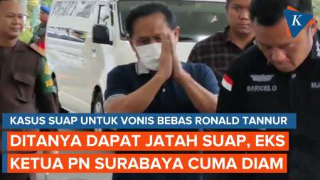 Momen Eks Ketua PN Surabaya Cuma Diam Saat Dicecar Terima Suap dari Ibu Ronald Tannur