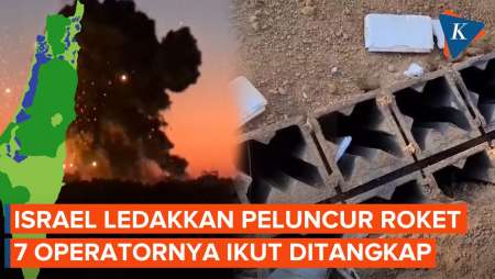 Balas Serangan Roket ke Negaranya, Israel Ledakkan 3 Unit Peluncur Roket di Jalur Gaza