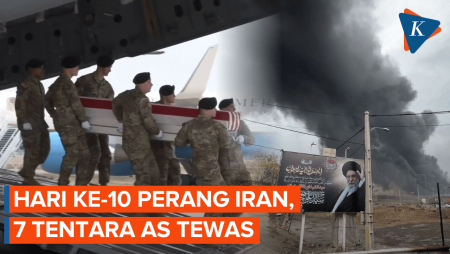 Hari Ke-10 Perang Iran: 7 Tentara AS Tewas, 9.669 Fasilitas Sipil Di Iran Rusak