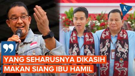 Sindir Program Prabowo, Anies: Kalau Mau Cegah Stunting, Kasih Makan Siang Ibu Hamil