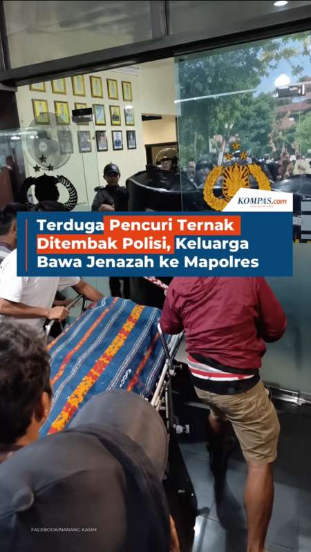 Terduga Pencuri Ternak Ditembak Polisi, Keluarga Bawa Jenazah Ke Mapolres