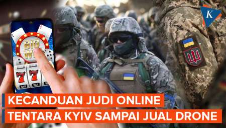 Tentara Ukraina Kecanduan Judi Online karena Stres Perang dengan Rusia