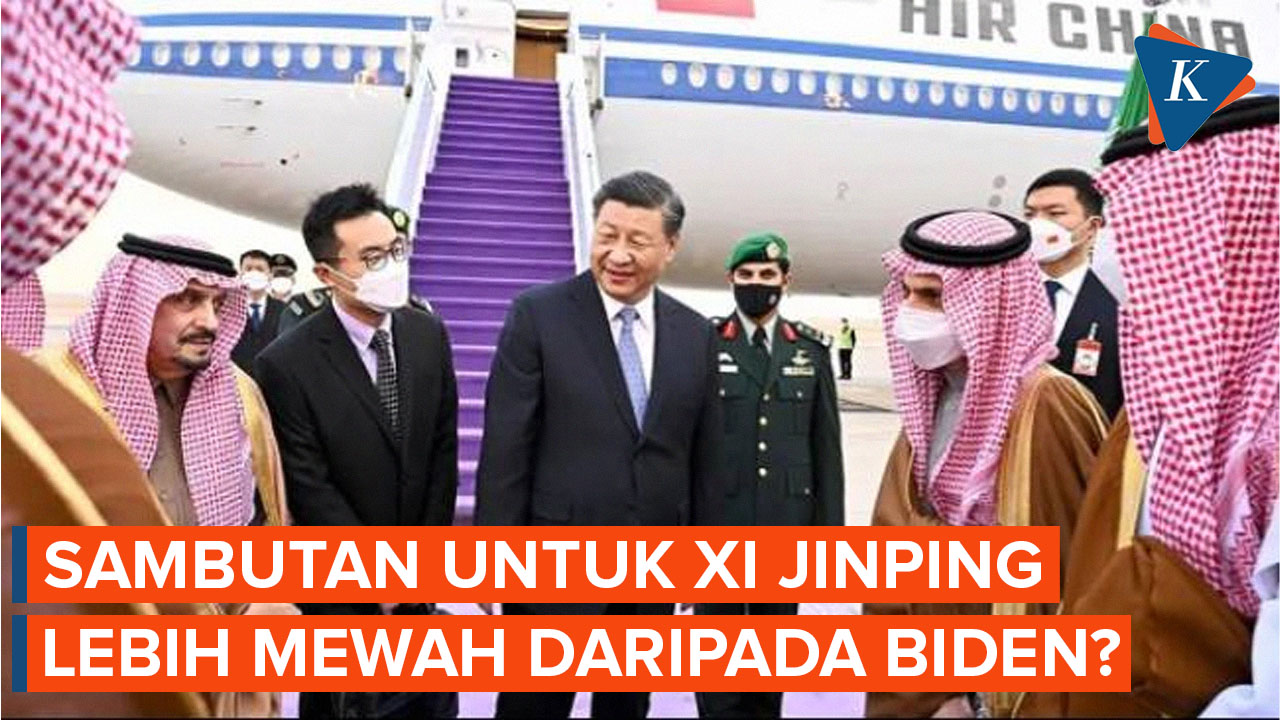 Kedatangan Xi Jinping Dikawal Jet Saudi, Sampai Disediakan 