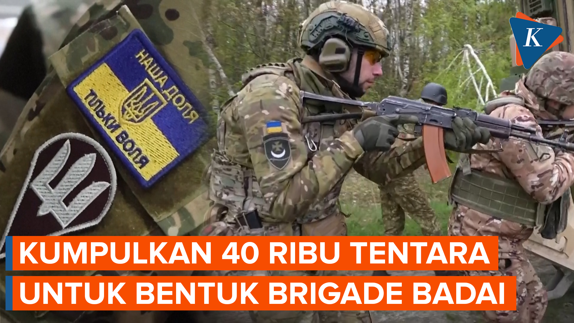 Ukraina Bentuk 8 Brigade Badai Baru untuk Serangan Balasan ke Rusia