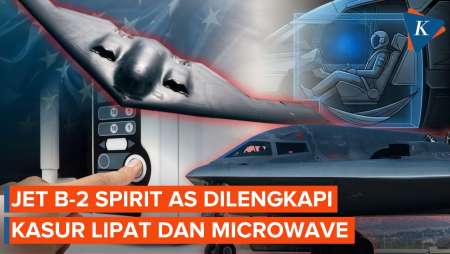 Bomber B-2 Spirit, Pesawat Siluman AS yang Kokpitnya Dibekali Kasur Lipat hingga Microwave