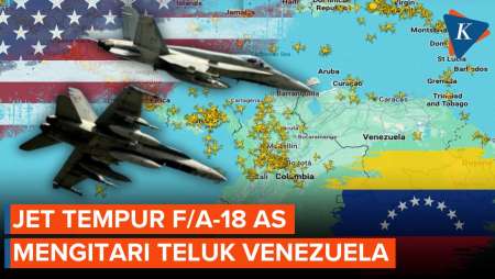 AS Disebut Kerahkan Jet Tempur, Pesawat Pengebom, dan Drone ke Venezuela
