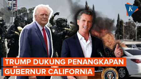 Drama Pejabat di Kerusuhan LA, Trump dan Gubernur California Saling Sindir