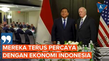 Temui Bos Perusahaan Raksasa AS, Prabowo: Mereka Percaya Ekonomi Indonesia