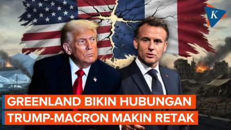 Saling Sindir Soal Greenland, Hubungan Trump Dan Macron Makin Retak