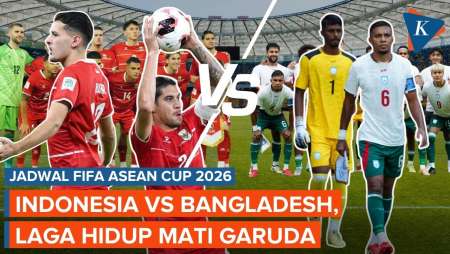 Jadwal Timnas Indonesia Vs Bangladesh, Laga Hidup Mati Garuda Demi Tiket Final
