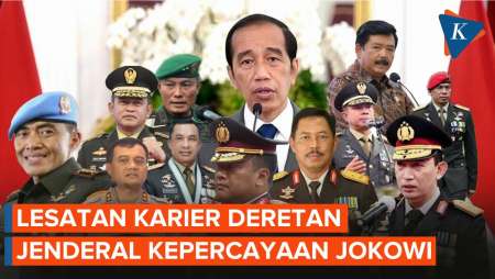 Intip Lesatan Karier 11 Jenderal TNI-Polri Kepercayaan Presiden Jokowi 