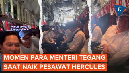 Menteri Tegang dan Berdoa Kencang Saat Naik Hercules ke Akmil Magelang