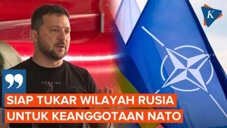 Zelensky Ogah Serahkan Wilayah Ukraina dengan Imbalan Keanggotaan NATO