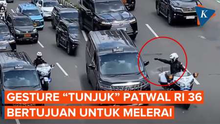 Sosok Patwal RI 36 “Brigadir DK” yang Lakukan Gesture Menunjuk ke Sopir Taksi