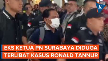 Eks Ketua PN Surabaya Ditangkap Kejagung, Diduga Ikut Terima Suap untuk Vonis Bebas Ronald Tannur