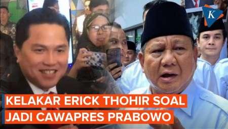 Disebut Jadi Cawapres Prabowo, Erick Thohir: Tahunya Enggak Diusulkan