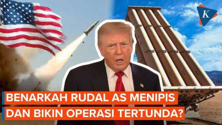 Benarkah Stok Rudal AS Menipis dan Tunda Serangan Besar ke Iran?