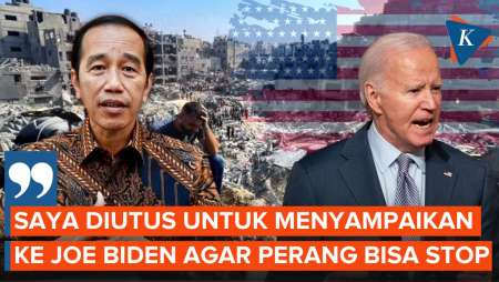 Jokowi Jadi Utusan OKI ke Joe Biden, Minta Perang Israel-Hamas Dihentikan