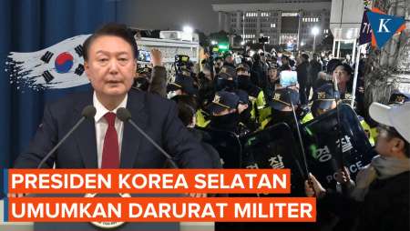 Presiden Korea Selatan Umumkan Darurat Militer, Ini Alasannya