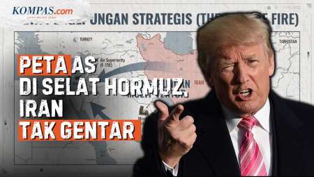 Peta Kapal AS Kepung Selat Hormuz, Iran Bersumpah "All Out Attack"
