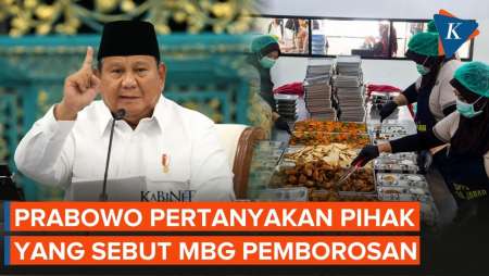 Nada Tinggi, Prabowo: Kita Mau Memberi Makan Anak-anak Dianggap Pemborosan