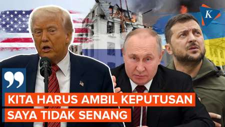 Soal Situasi Rusia Vs Ukraina, Trump: Saya Tidak Senang