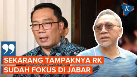Bukan di Jakarta, Zulhas Ungkap Ridwan Kamil Fokus Maju Pilkada Jabar