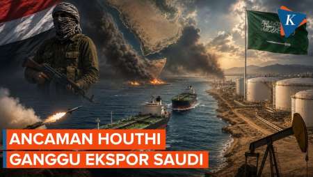 Ancaman Houthi Paksa Dua Kapal Tanker Saudi Putar Balik