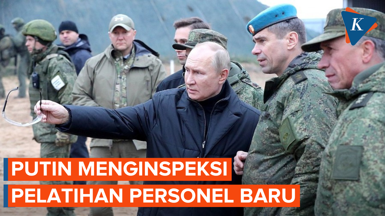 Putin Inspeksi Pelatihan Pasukan Rekrutan Baru yang Akan Ikut Perang di Ukraina
